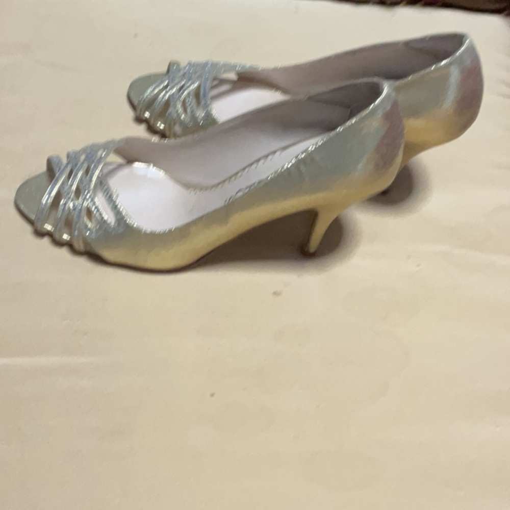 Caparros Shimmering Gold Heels